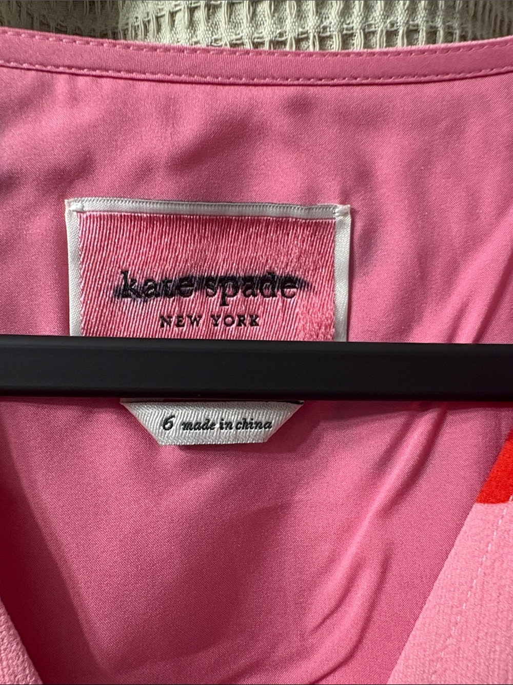 kate spade Pink Dress with Red Accent nwot - Picture 2 of 11